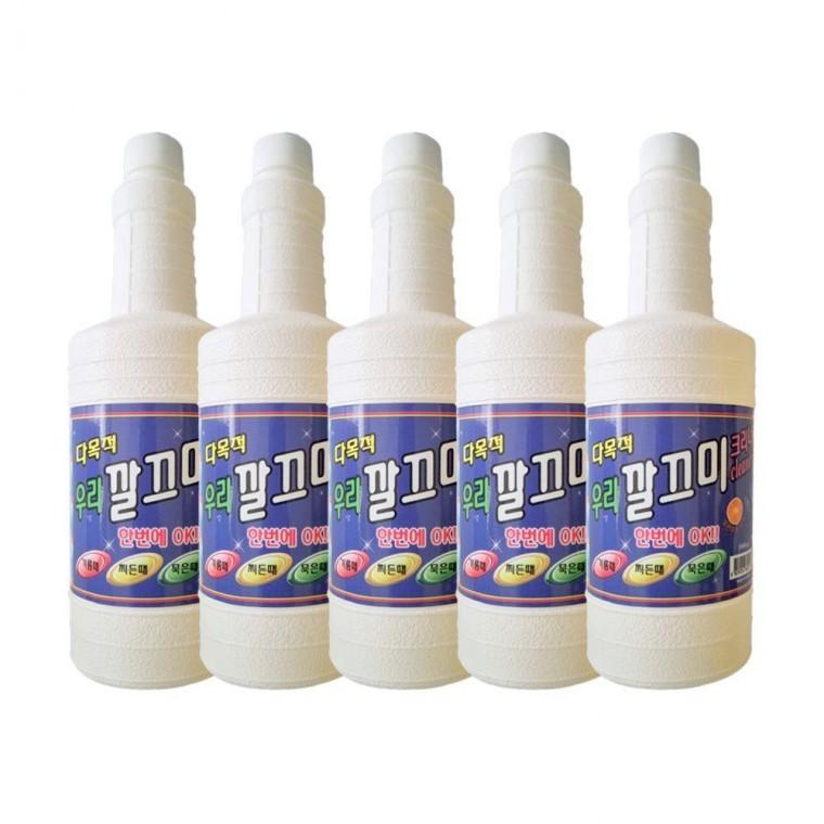 초강력세정제 우리깔끄미 정돈 1000ml 리필형(5개입)