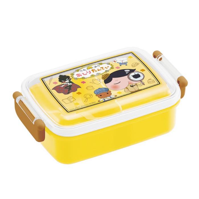 스케이터 엉덩이 탐정 1단 돔형 사각 도시락 450ML 도시락통 런치박스