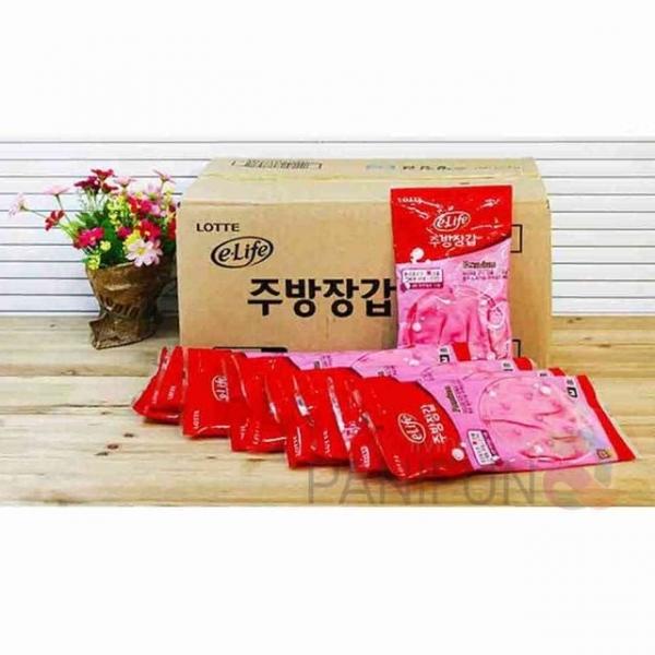 핑크 주방장갑 M 60개 주방잡화 질긴고무장갑 물청소장갑 청소장갑 위생장갑