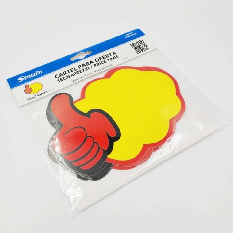 스텔란 대형 18X14cm 10pcs 행사쇼카드 마트용품 마트가격표