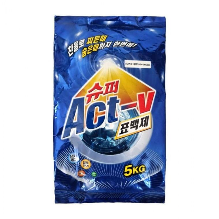 슈퍼 ACT-V 위생 표백제 5kg 세탁세제