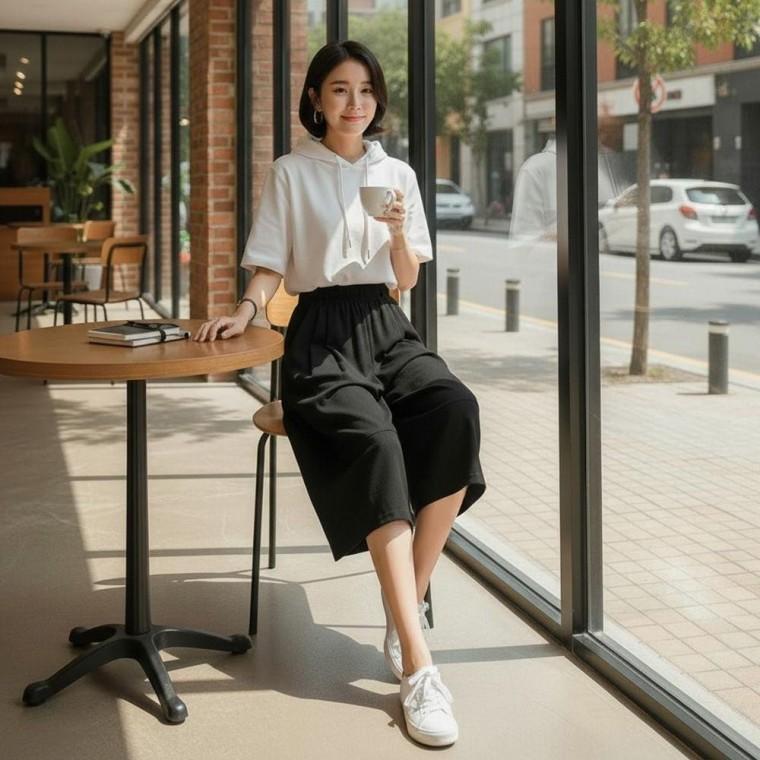 넬리아턴 무릎절개 편안 버뮤다 7부