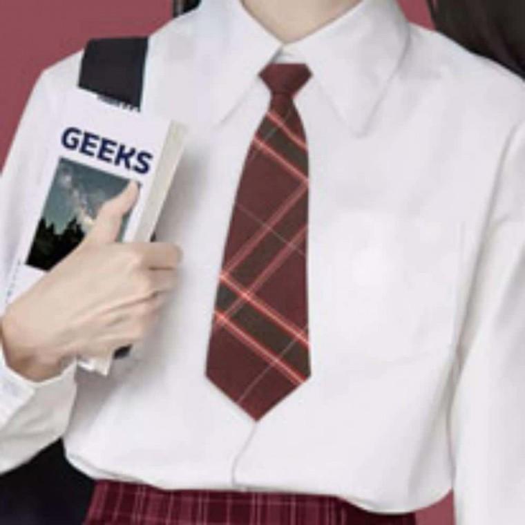교복 자동 넥타이 와인 자동타이 체크넥타이 넥타이코디