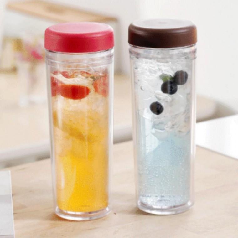 베이직 500ml 이중 보틀 국내생산 제작 주문