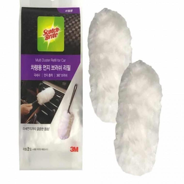 먼지브러쉬(차량실내)리필용2입 자동차청소솔 틈새먼지청소 차량용먼지털이개 자동차먼지떨이 자동차먼지떨