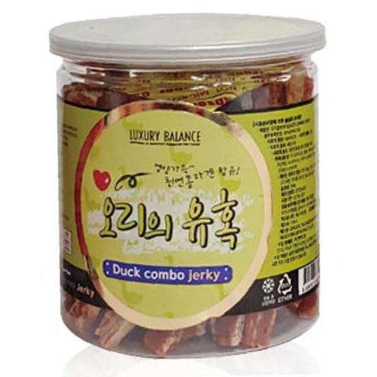 강아지 오리 아기자기 져키 200g 1P 애견 훈련 노즈워크 간식