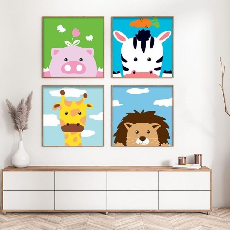 유화그림액자 컬러링키트 DIY그림 미술키트