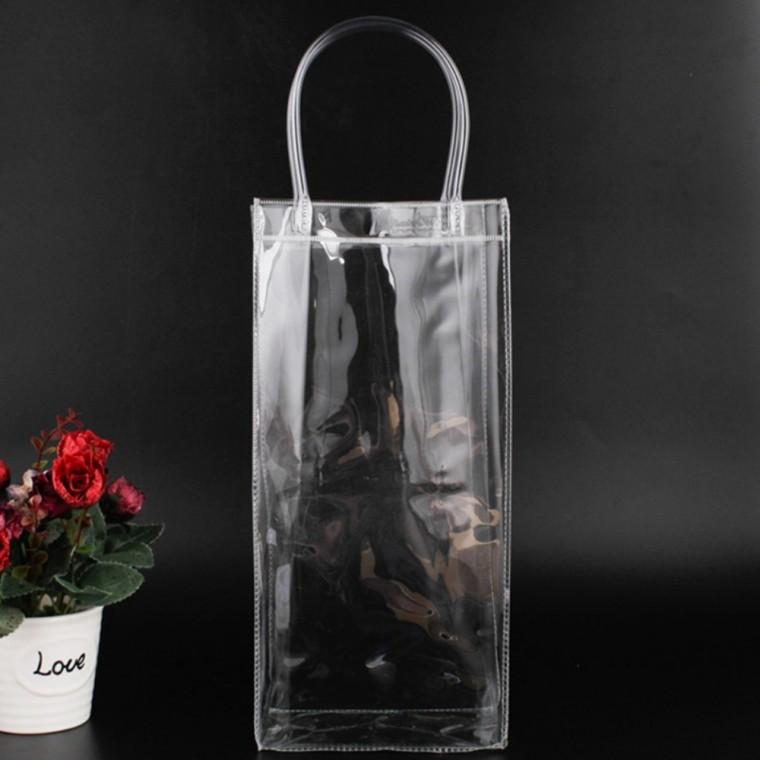 보냉쿨러 25cm 투명쇼핑백 선물포장가방 꽃다발가방