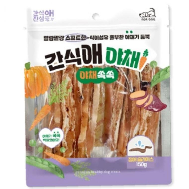 간식애야채 강아지 섬세한 간식 애견간식 장어 슬라이스150g