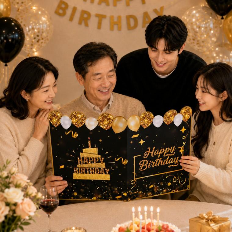초대형 생일카드