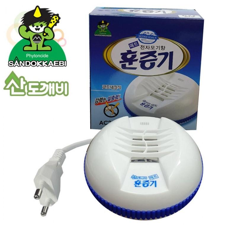 홈토피아 패드훈증기 코드내장 매트전자모기향