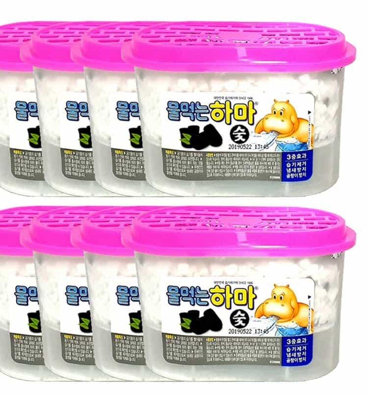 물먹는하마 제습제 숯 8개입 곰팡이방지 신발장냄새제거 화장실습기제거