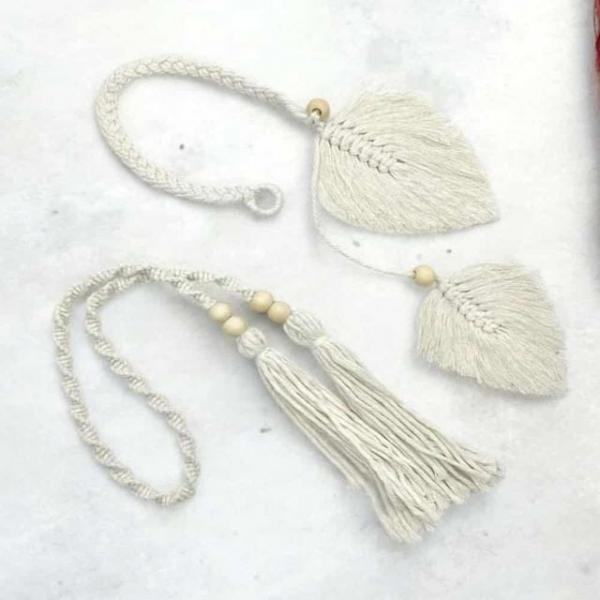 커튼 타이백 나뭇잎형 1P 커튼묶는끈 커텐묶기