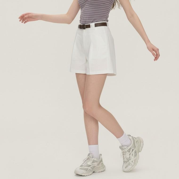 핀턱 와이드 쇼츠