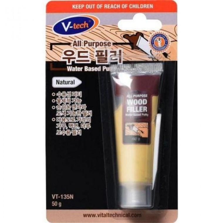 VT-135N 브이텍우드필러 간편 1EA (VT-135N) x내추럴x (50g)