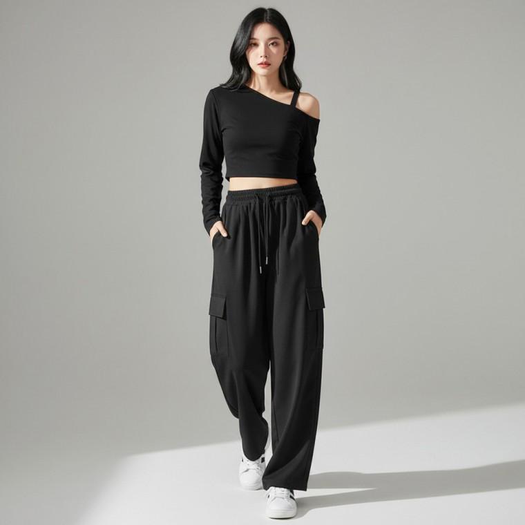 카고 벌룬 와이드팬츠