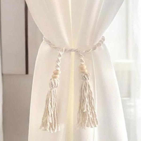 커튼 타이백 로프형 1P 커튼줄 커텐끈