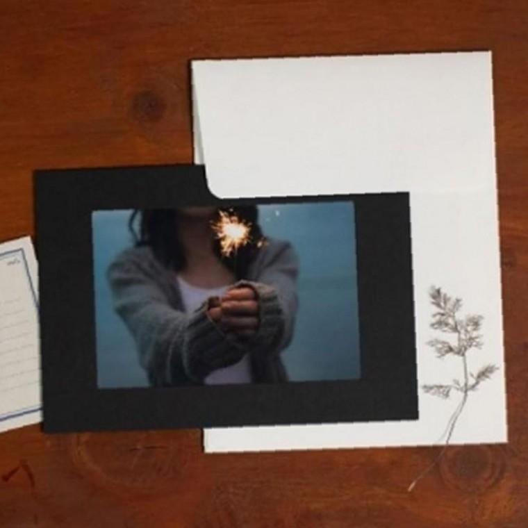종이액자 4X6 균형있는 BLACK 10장