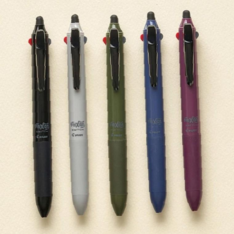 프릭션 볼 깔끔한 스위치 3색 0.5mm + 유성잉크 0.7mm
