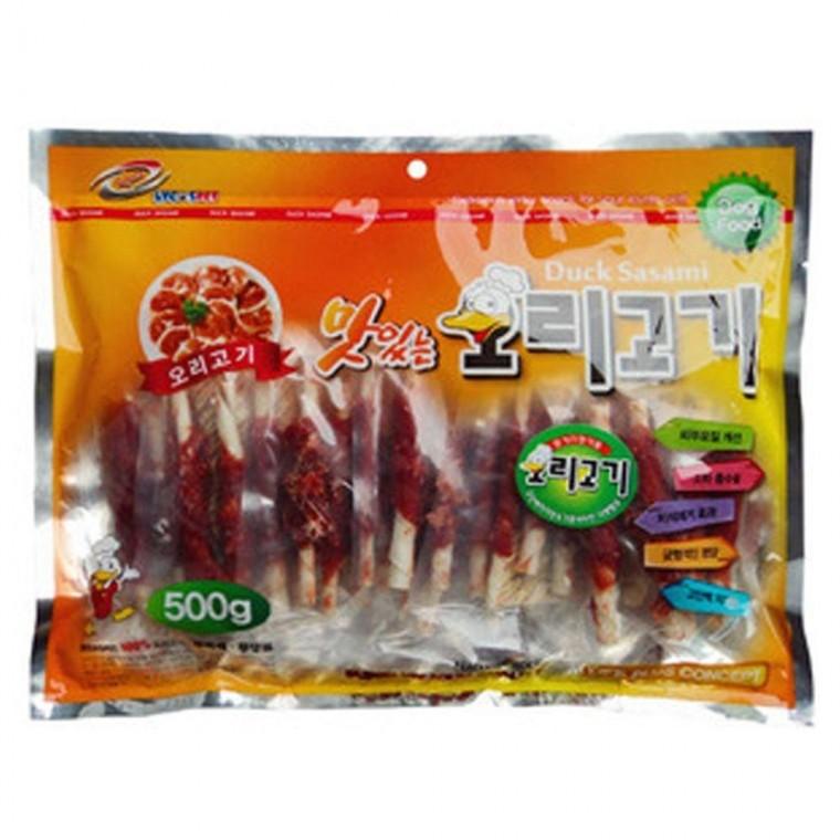 반려견 트릿 데일리 오리 스틱 사사미 500g 1P 개껌