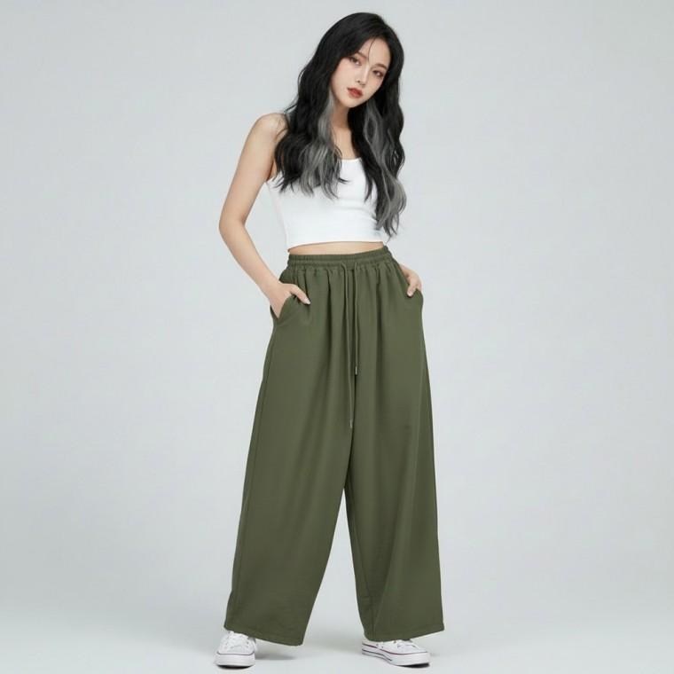 아이스 벌룬 와이드팬츠
