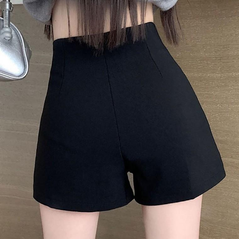 하이웨스트 투버튼 숏팬츠