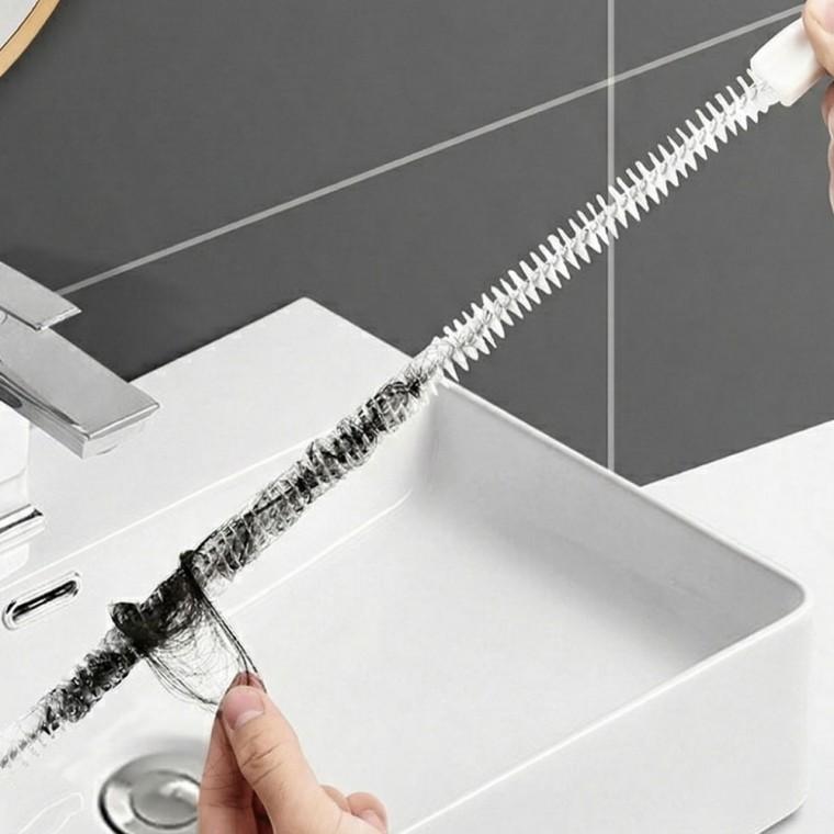청소솔 60cm 화장실청소브러쉬 세면대청소솔 화장실청소도구세트