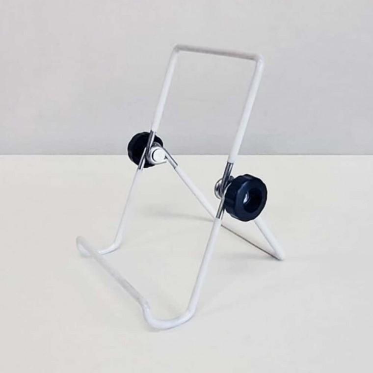 스틸 태블릿 거치대 화이트 패드거치대 멀티거치대 간이거치대