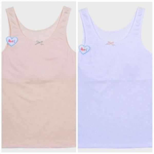 1단계브라런닝 주니어속옷 민소매나시 중학생브라 편한속옷 주니어이너웨어 10대속옷