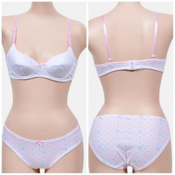 주니어브라세트(A컵) 여아브라 아동브라 주니어팬티 주니어브라3단계 초등학생브라