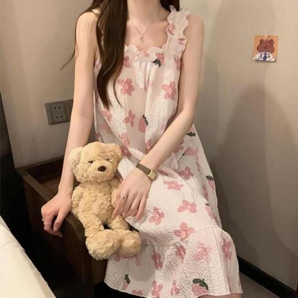 원피스 잠옷 원피스파자마 여자여름잠옷