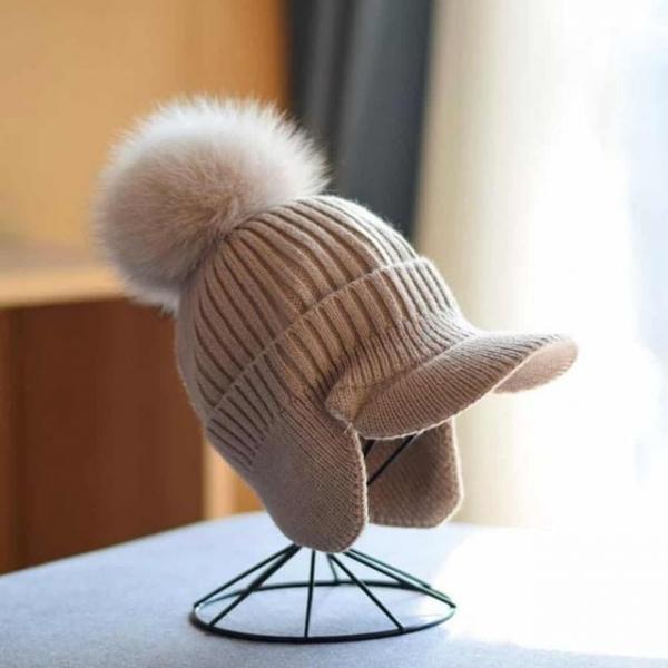 귀도리 모자 챙비니 니트비니