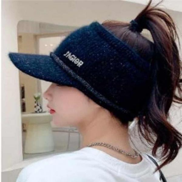 여성용 니트 썬캡 러닝모자 스포츠모자