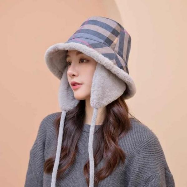 귀달이 버킷햇 방한모자 귀마개모자