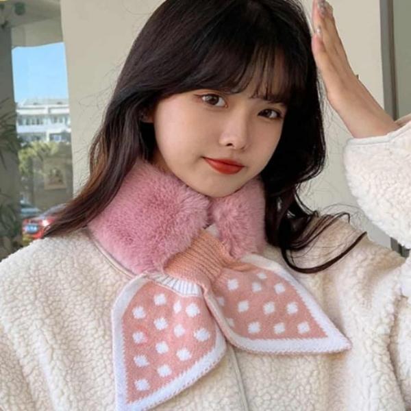 골프 머플러 방한목도리 짧은목도리