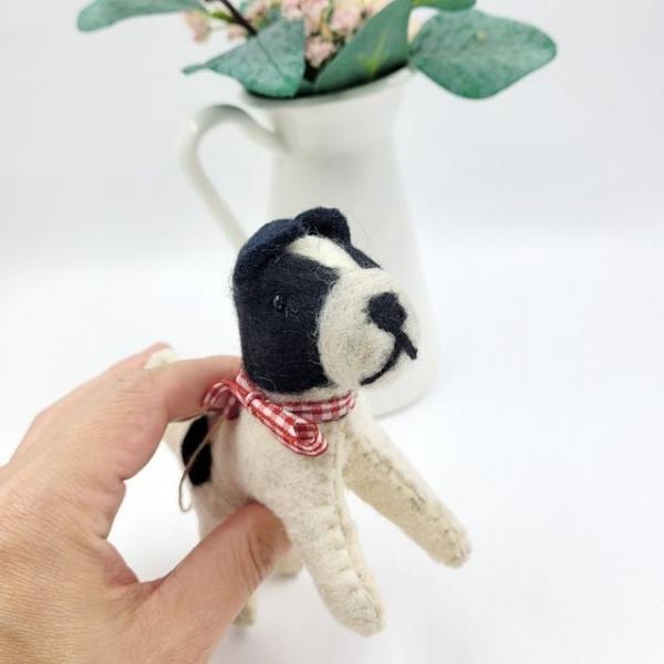 인도산 WOOL 핸드메이드 키링 바둑이 소품 악세사리