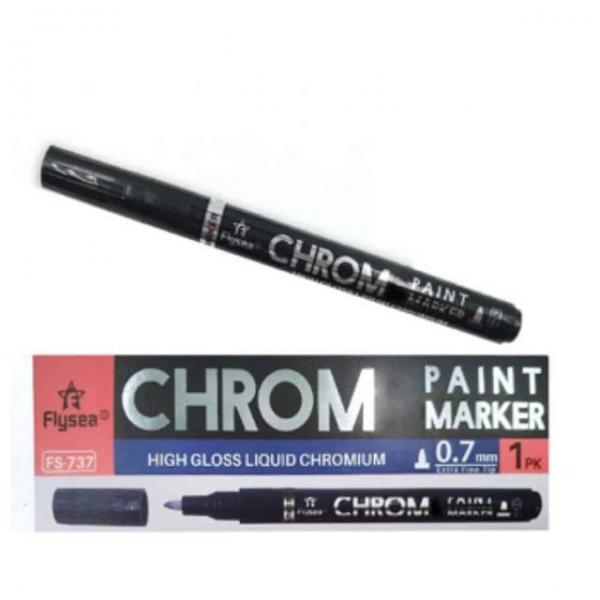 크롬 마카펜 7 10 mm 크롬마커 도금펜 은색펜