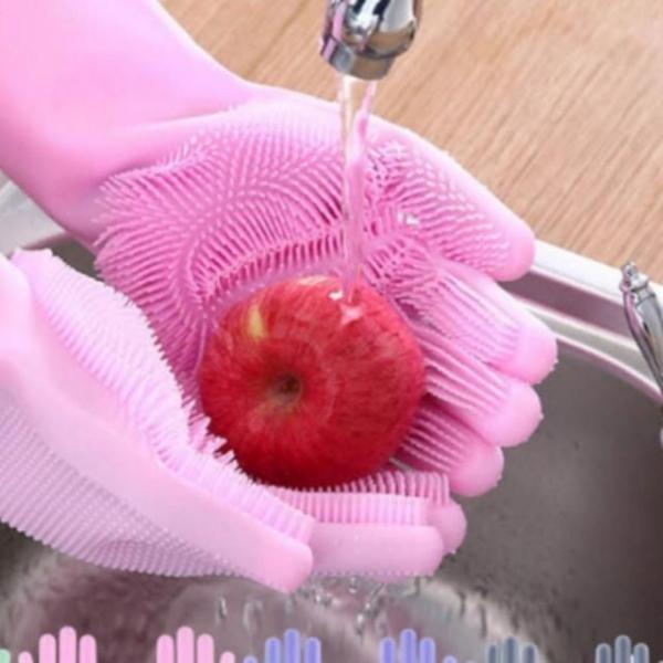실리콘 다용도 재질 장갑 매직 클린 설거지