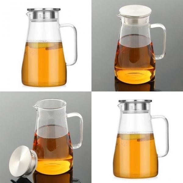 내열유리 물병 1.5L 유리보틀 카페물병