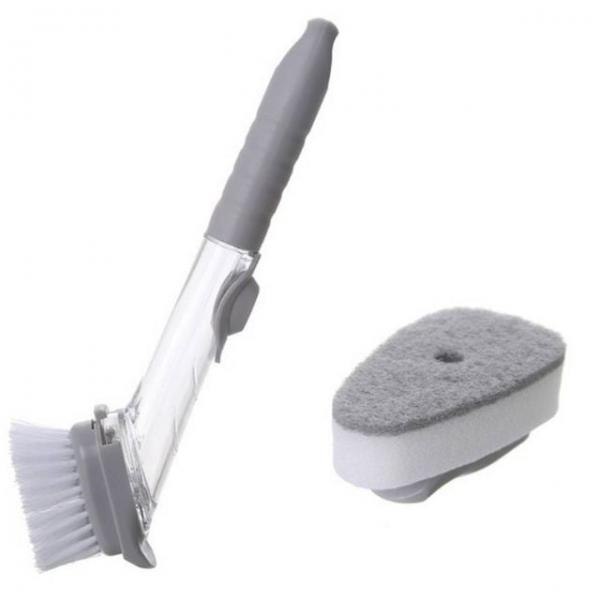 자동 세제 디스펜서 수세미 싱크대 프라이팬