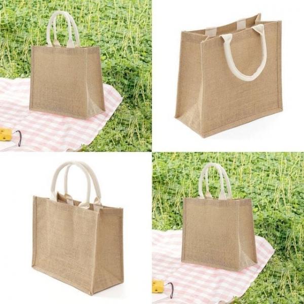 에코 린넨 가방 31x27cm 화이트손잡이 에코백여자가방 여자캐주얼가방