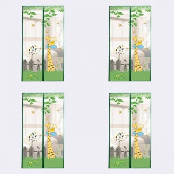 기린아이 문 모기장 100x210cm 아파트현관방충망 방문모기장