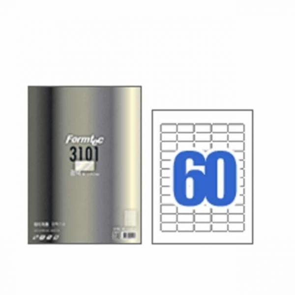 바코드용 광택 라벨 20매 60칸 바코드라벨지 라벨프린터용지