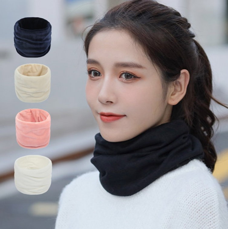 1+1 벨벳 넥워머 겨울 방한 목토시 목폴라 머플러