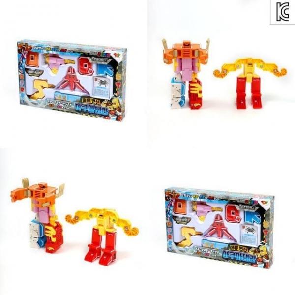 아쿠아테라 알파벳 변신로봇 남아 변신합체로봇