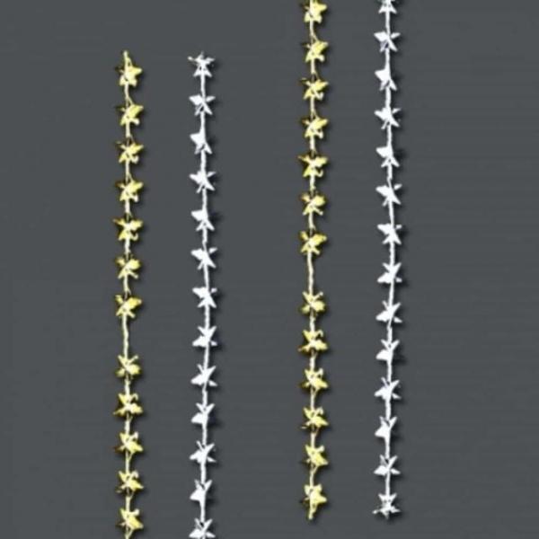 체인 구슬 소(별) 은색 트리은색별 은색체인끈