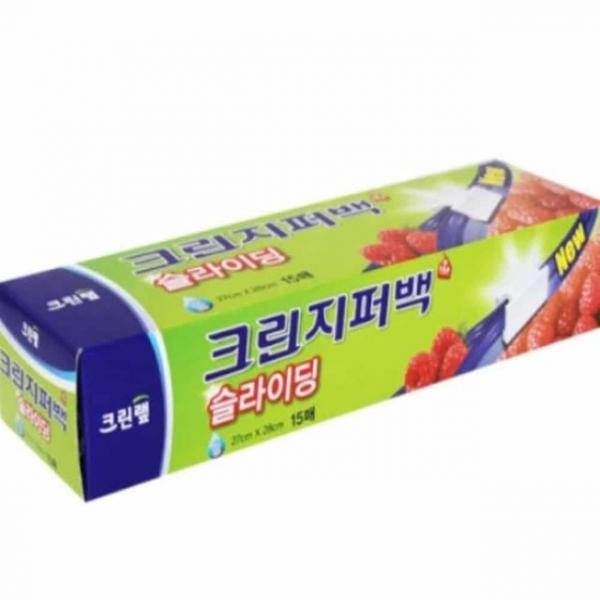 슬라이딩 지퍼백 27x28 (15매) 비닐지퍼백 방수지퍼백