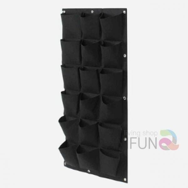 행잉 부직포화분 50x100 18포켓 벽화분 벽걸이화분 행잉식물 행잉플랜트화분 벽장식