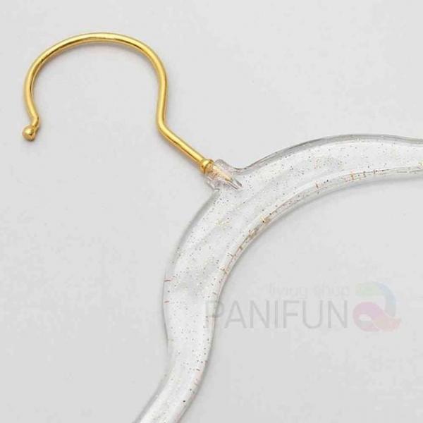 투명옷걸이 10p 옐로우펄 매장용옷걸이 디자인옷걸이 이쁜옷걸이 드레스룸옷걸이 의류옷걸이