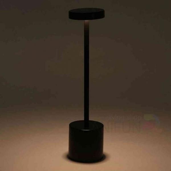 무선 터치 테이블 스탠드 블랙01 조명테이블 원룸꾸미기 침실스탠드 테이블조명 단스탠드